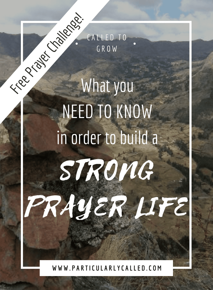 What you need to know to build a strong prayer life